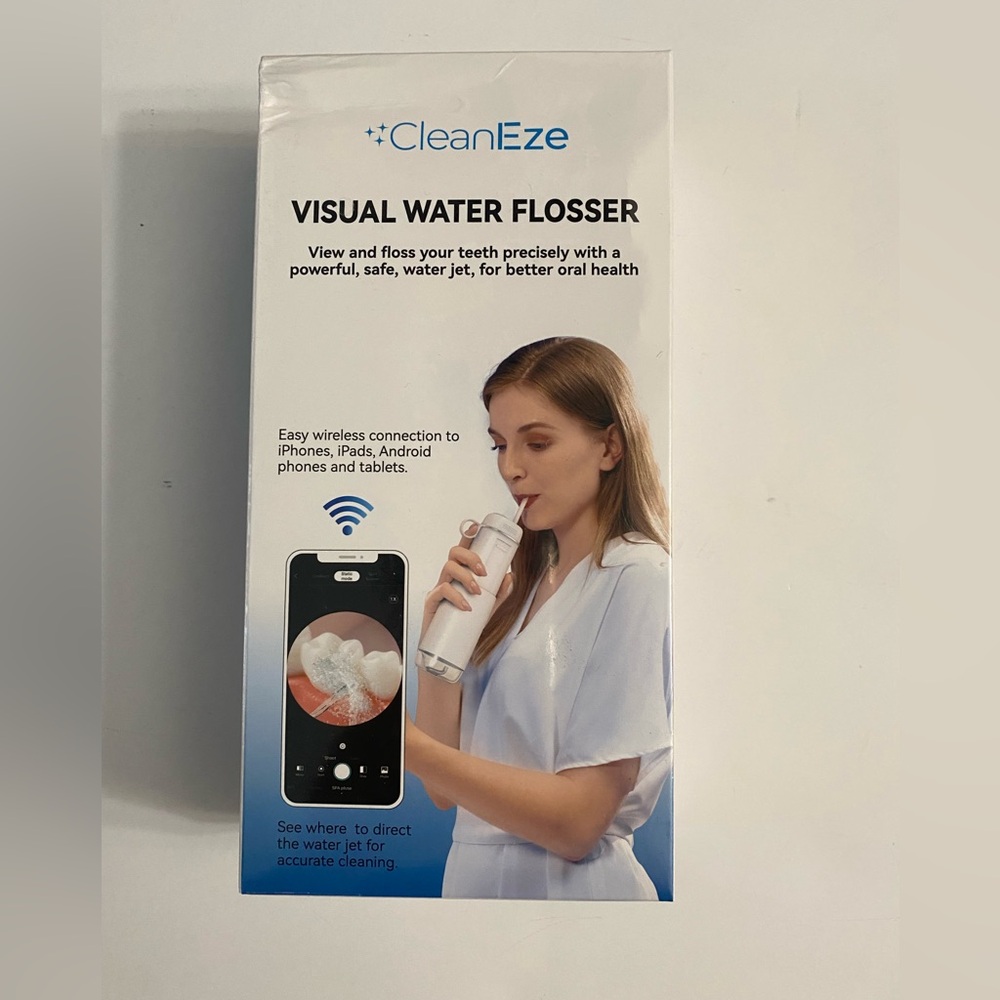 CleanEze Visual Water Flosser with Camera